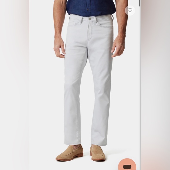34 Heritage Charisma Relaxed Straight Leg Pants In Grey Dawn Coolmax